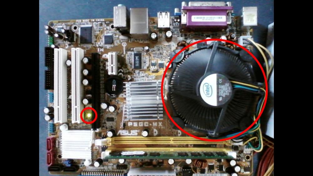 ASUS P5GC - MX REV. 3.04 G - Conserto Placa de Desktop - AndreCisp
